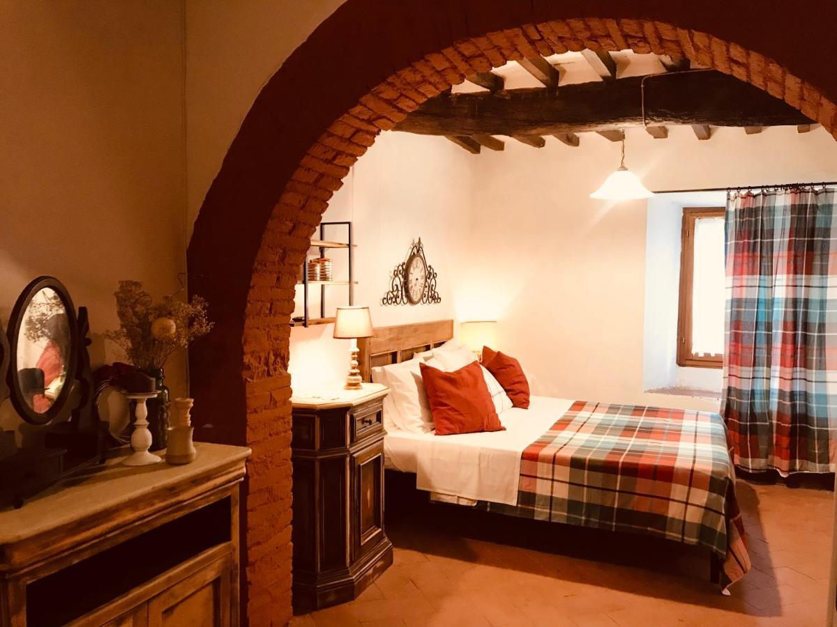Camera E Appartamento Toscana - B&B Palazzo Robicci Кастилион Фиорентино Екстериор снимка