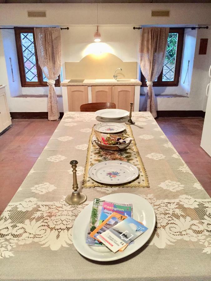 Camera E Appartamento Toscana - B&B Palazzo Robicci Кастилион Фиорентино Екстериор снимка